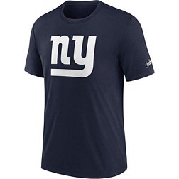 Nike Men's New York Giants Rewind Logo Navy T-Shirt