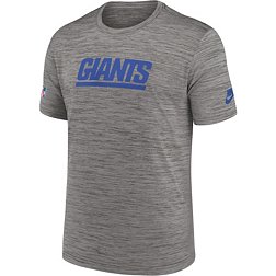 Nike Men's New York Giants 2023 Sideline Alternate Velocity Grey T-Shirt