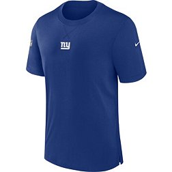 Nike Men's New York Giants Sideline Player Blue T-Shirt