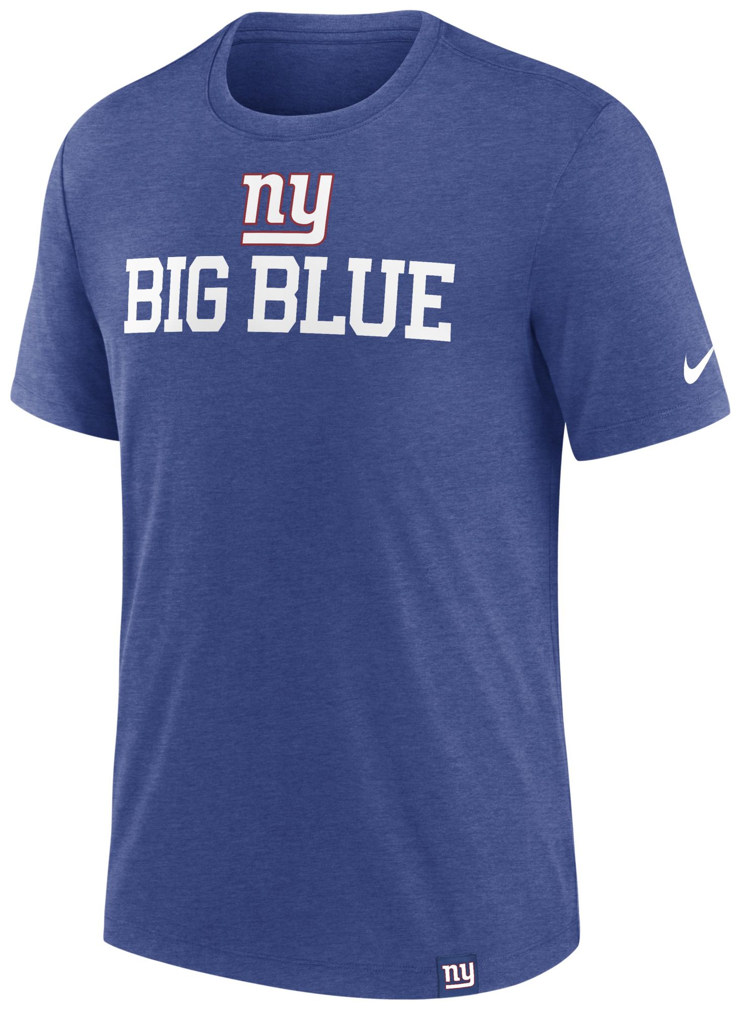 Nike Men's New York Giants Tri-Blend Local Blue T-Shirt