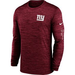 Nike Men's New York Giants Sideline Alt Red Velocity Long Sleeve T-Shirt