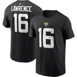 Nike Men's Jacksonville Jaguars Trevor Lawrence #16 Black T-Shirt