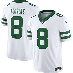 Nike Men's New York Jets Aaron Rodgers #8 White Vapor Limited Jersey