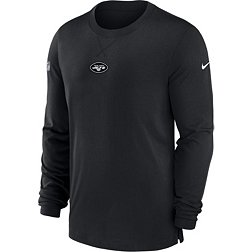 Nike Men's New York Jets Sideline Player Black Long Sleeve T-Shirt