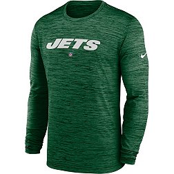Nike Men's New York Jets Sideline Velocity Green Long Sleeve T-Shirt