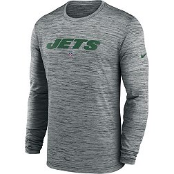 Nike Men's New York Jets Sideline Velocity Dark Grey Heather Long Sleeve T-Shirt