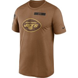Nike Men's New York Jets 2023 Salute to Service Brown Legend T-Shirt