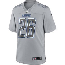 Nike Men's Detroit Lions Jahmyr Gibbs #26 Atmosphere Grey Game Jersey