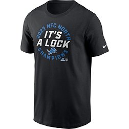 Nike Men's Detroit Lions 2023 NFC North Division Champions Locker Room T-Shirt