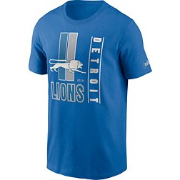 Nike Men's Detroit Lions Rewind Essential Blue T-Shirt