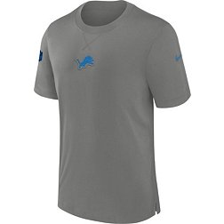 Nike Men's Detroit Lions Sideline Player Dark Steel Grey T-Shirt