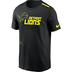 Nike Men's Detroit Lions 2023 Volt Black T-Shirt