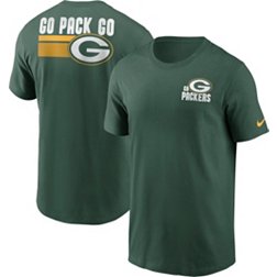 Nike Men's Green Bay Packers Blitz Back Slogan Green T-Shirt