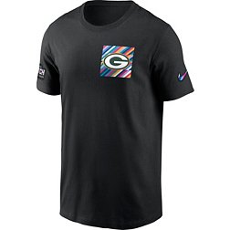 Nike Men's Green Bay Packers 2023 Crucial Catch Sideline Black T-Shirt