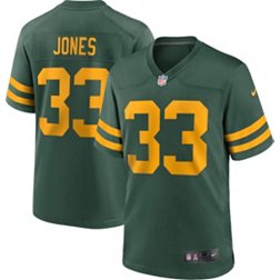 Nike Men's Green Bay Packers Aaron Jones #33 Alternate Green Game Jersey