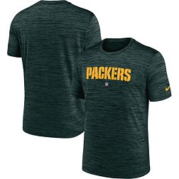 Nike Men's Green Bay Packers Sideline Velocity Green T-Shirt