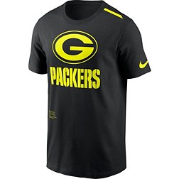 Nike Men's Green Bay Packers 2023 Volt Black T-Shirt
