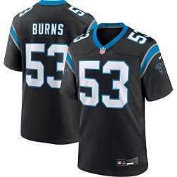 Nike Men's Carolina Panthers Brian Burns #53 Black Game Jersey