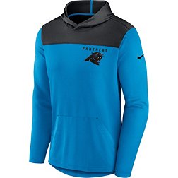 Nike Men's Carolina Panthers Alternate Blue Hooded Long Sleeve T-Shirt