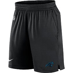 Nike Men's Carolina Panthers Sideline Black Knit Shorts