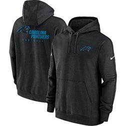 Nike Men's Carolina Panthers 2023 Sideline Club Black Pullover Hoodie