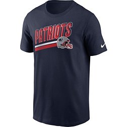 Nike Men's New England Patriots Blitz Helmet Navy T-Shirt