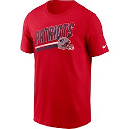 Nike Men's New England Patriots Blitz Helmet Red T-Shirt