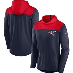 Nike Men's New England Patriots Alternate Navy Hooded Long Sleeve T-Shirt