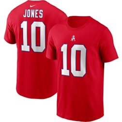 Nike Men's New England Patriots Mac Jones #10 Red T-Shirt