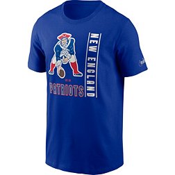 Nike Men's New England Patriots Rewind Essential Royal T-Shirt