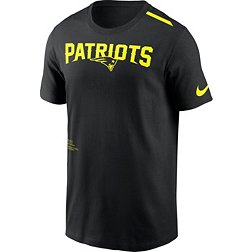 Nike Men's New England Patriots 2023 Volt Black T-Shirt