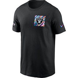 Nike Men's Las Vegas Raiders 2023 Crucial Catch Sideline Black T-Shirt