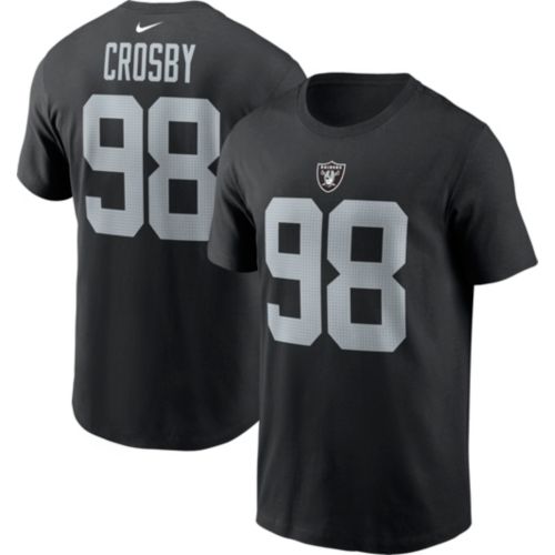 Nike Men's Las Vegas Raiders Black Rewind Patch T-Shirt