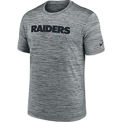 Nike Men's Las Vegas Raiders Sideline Velocity Grey T-Shirt