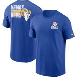Nike Men's Los Angeles Rams Blitz Back Slogan Royal T-Shirt