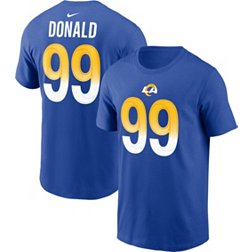 Nike Men's Los Angeles Rams Aaron Donald #99 Royal T-Shirt
