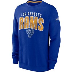 Nike Men's Los Angeles Rams Rewind Shout Royal Crew Sweatshirt