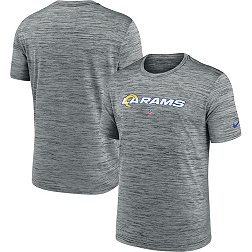 Nike Men's Los Angeles Rams Sideline Velocity Grey T-Shirt