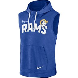 Nike Men's Los Angeles Rams Athletic Royal Sleeveless Hoodie