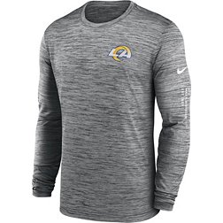 Nike Men's Los Angeles Rams Sideline Alt Anthracite Velocity Long Sleeve T-Shirt