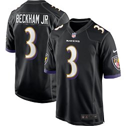 Nike Men's Baltimore Ravens Odell Beckham Jr. #3 Alternate Game Jersey