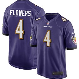 Nike Men's Baltimore Ravens Zay Flowers Purple Game Jersey