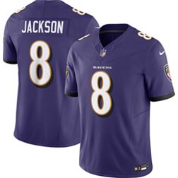 Nike Men's Baltimore Ravens Lamar Jackson #8 Vapor Limited Purple Jersey