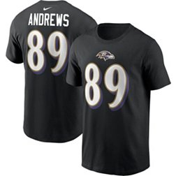 Nike Men's Baltimore Ravens Mark Andrews #89 Black T-Shirt