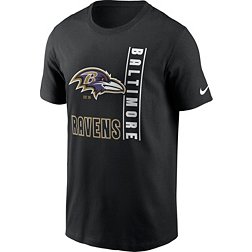 Nike Men's Baltimore Ravens Rewind Essential Black T-Shirt