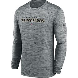NFL Team Apparel Charcoal Gray Baltimore Ravens T-Shirt Size L