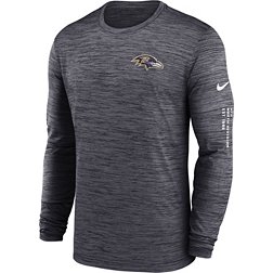 Nike Men's Baltimore Ravens Sideline Alt Black Velocity Long Sleeve T-Shirt