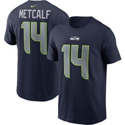 Nike Men's Seattle Seahawks DK Metcalf #14 Navy T-Shirt