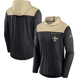 Nike Men's New Orleans Saints Alternate Black Hooded Long Sleeve T-Shirt