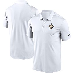 Nike Men's New Orleans Saints Pacer White Polo
